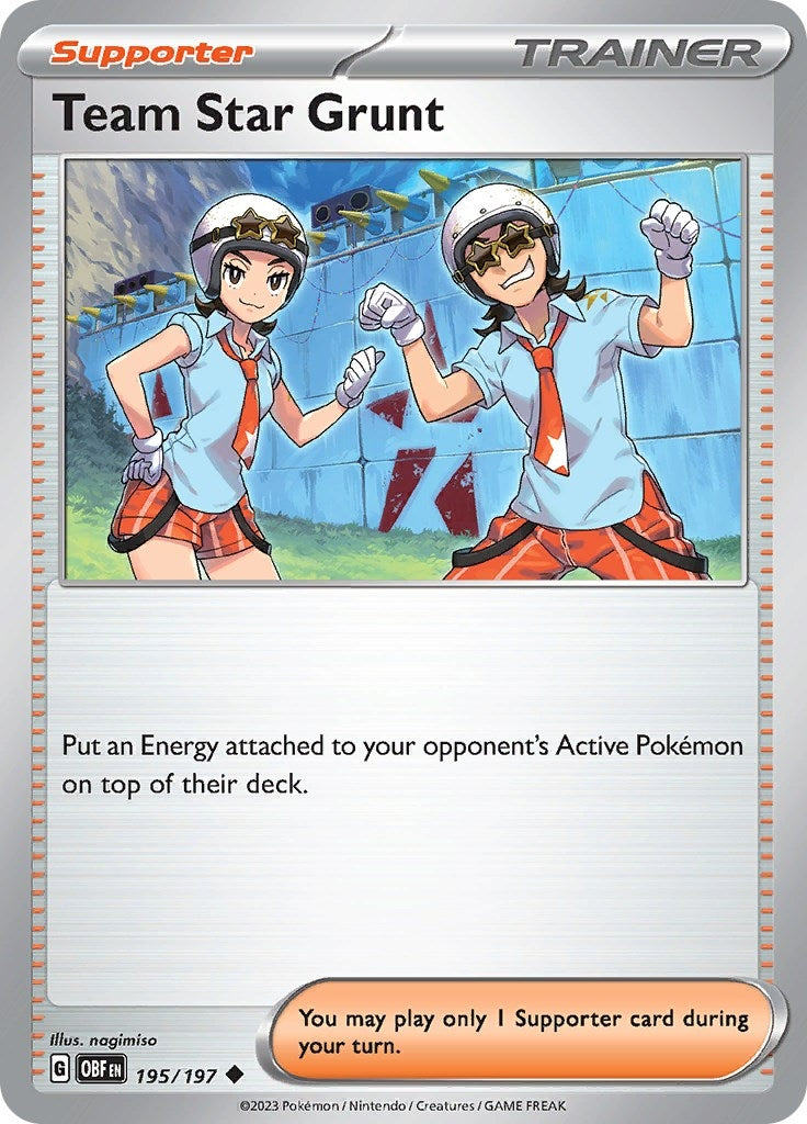 Image for Team Star Grunt (SV03: Obsidian Flames) (195/197) - Pokemon