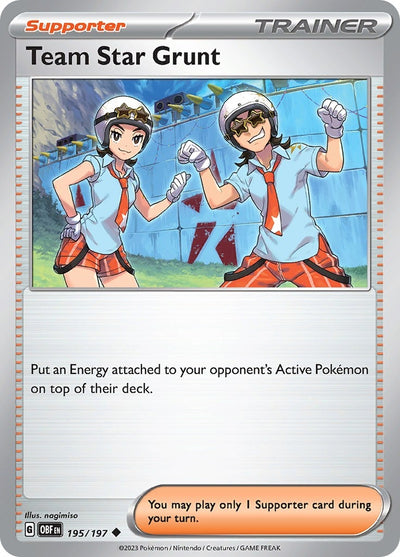 Image for Team Star Grunt (SV03: Obsidian Flames) (195/197) - Pokemon