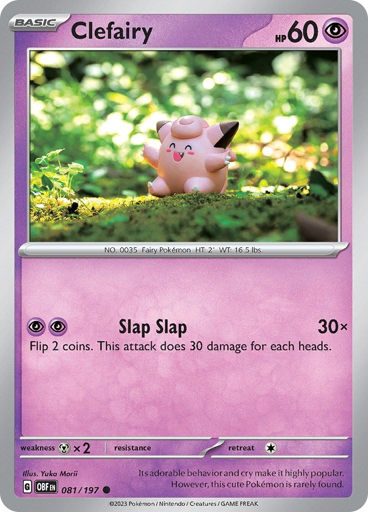 Image for Clefairy (SV03: Obsidian Flames) (081/197) - Pokemon
