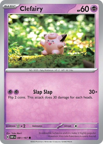 Image for Clefairy (SV03: Obsidian Flames) (081/197) - Pokemon