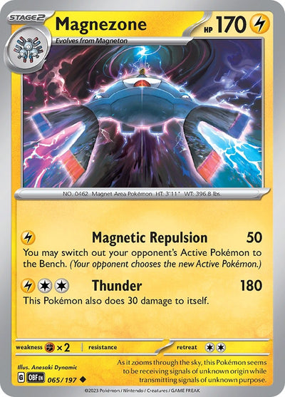 Image for Magnezone (SV03: Obsidian Flames) (065/197) - Pokemon