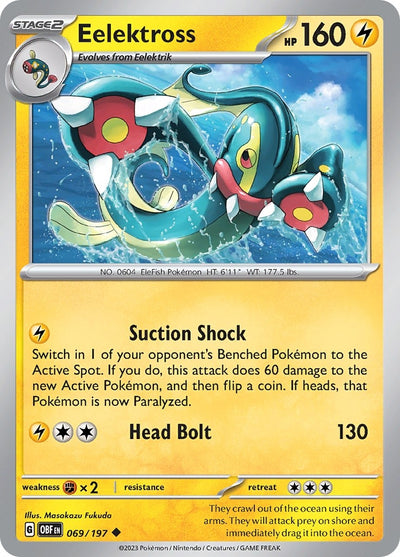 Image for Eelektross (SV03: Obsidian Flames) (069/197) - Pokemon