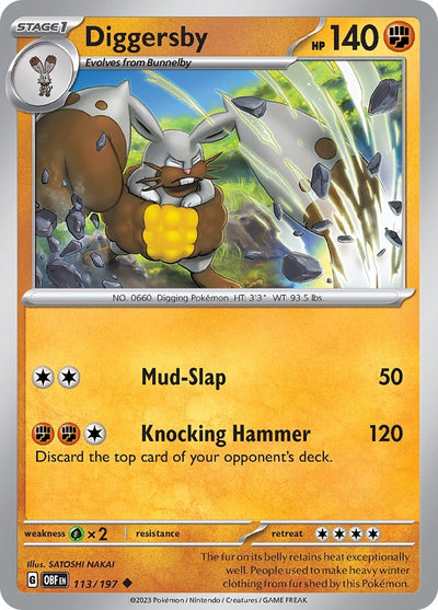 Image for Diggersby (SV03: Obsidian Flames) (113/197) - Pokemon