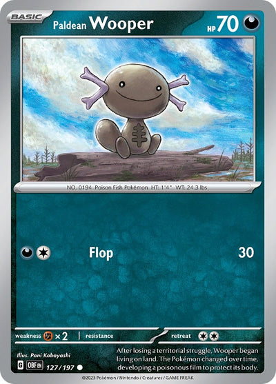Image for Paldean Wooper (SV03: Obsidian Flames) (127/197) - Pokemon