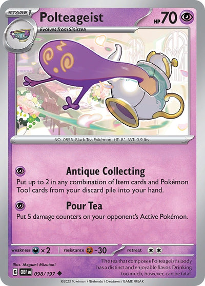 Image for Polteageist (SV03: Obsidian Flames) (098/197) - Pokemon