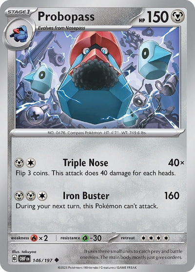 Image for Probopass (SV03: Obsidian Flames) (146/197) - Pokemon