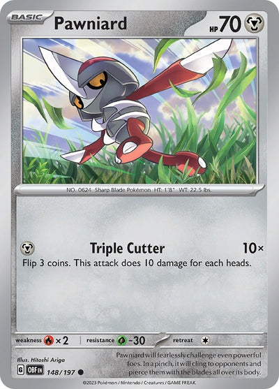 Image for Pawniard (SV03: Obsidian Flames) (148/197) - Pokemon