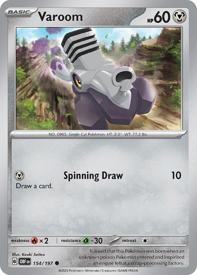 Image for Varoom (SV03: Obsidian Flames) (154/197) - Pokemon