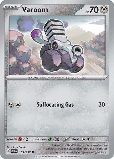 Image for Varoom (SV03: Obsidian Flames) (155/197) - Pokemon