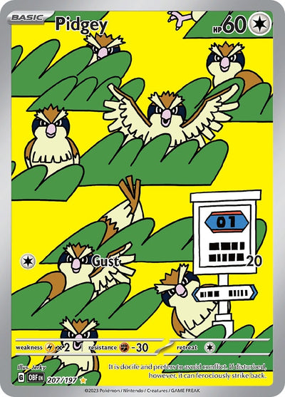 Image for Pidgey (SV03: Obsidian Flames) (207/197) - Pokemon