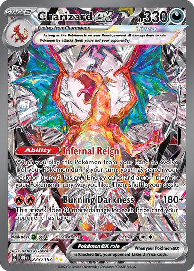 Image for Charizard ex (SV03: Obsidian Flames) (223/197) - Pokemon