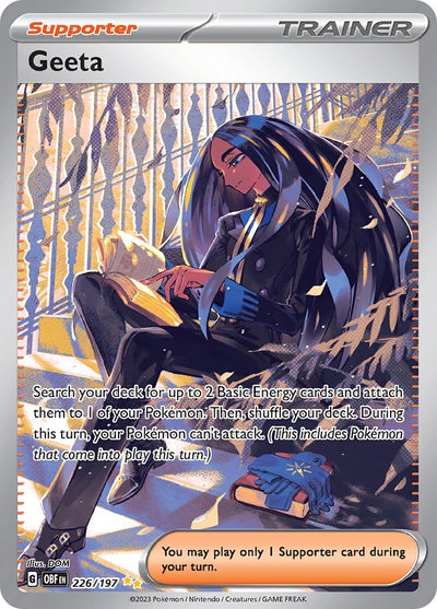 Image for Geeta (SV03: Obsidian Flames) (226/197) - Pokemon