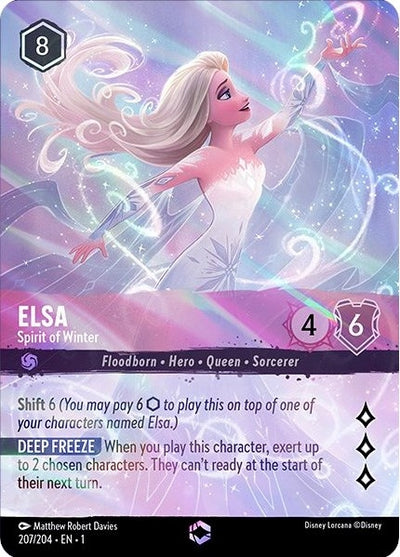 Image for Elsa - Spirit of Winter (Enchanted) (The First Chapter) (207/204) - Disney Lorcana