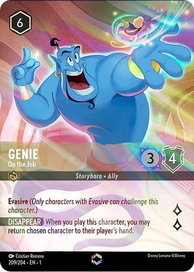 Image for Genie - On the Job (Enchanted) (The First Chapter) (209/204) - Disney Lorcana
