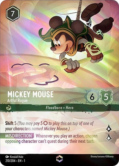 Image for Mickey Mouse - Artful Rogue (Enchanted) (The First Chapter) (210/204) - Disney Lorcana