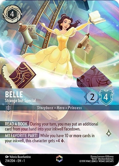 Image for Belle - Strange but Special (Enchanted) (The First Chapter) (214/204) - Disney Lorcana
