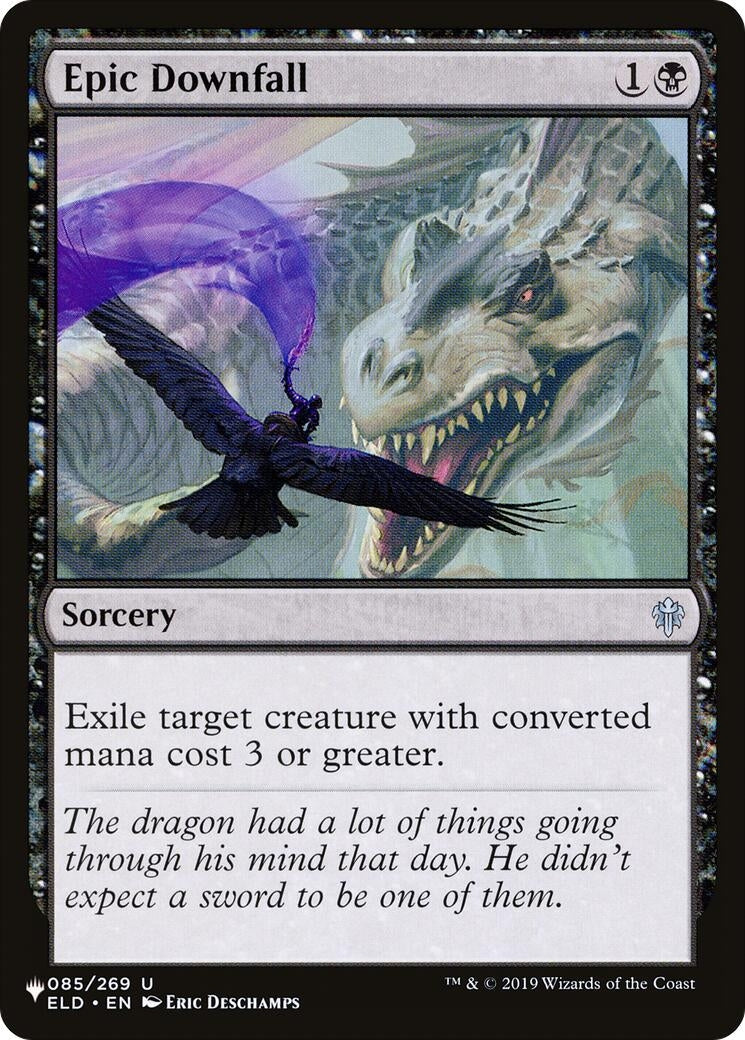 Epic Downfall (The List Reprints) (085/269)