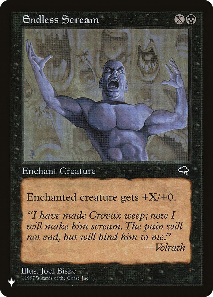 Endless Scream (The List Reprints)