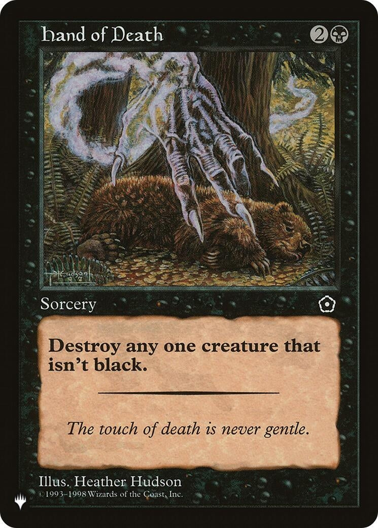 Hand of Death (The List Reprints)