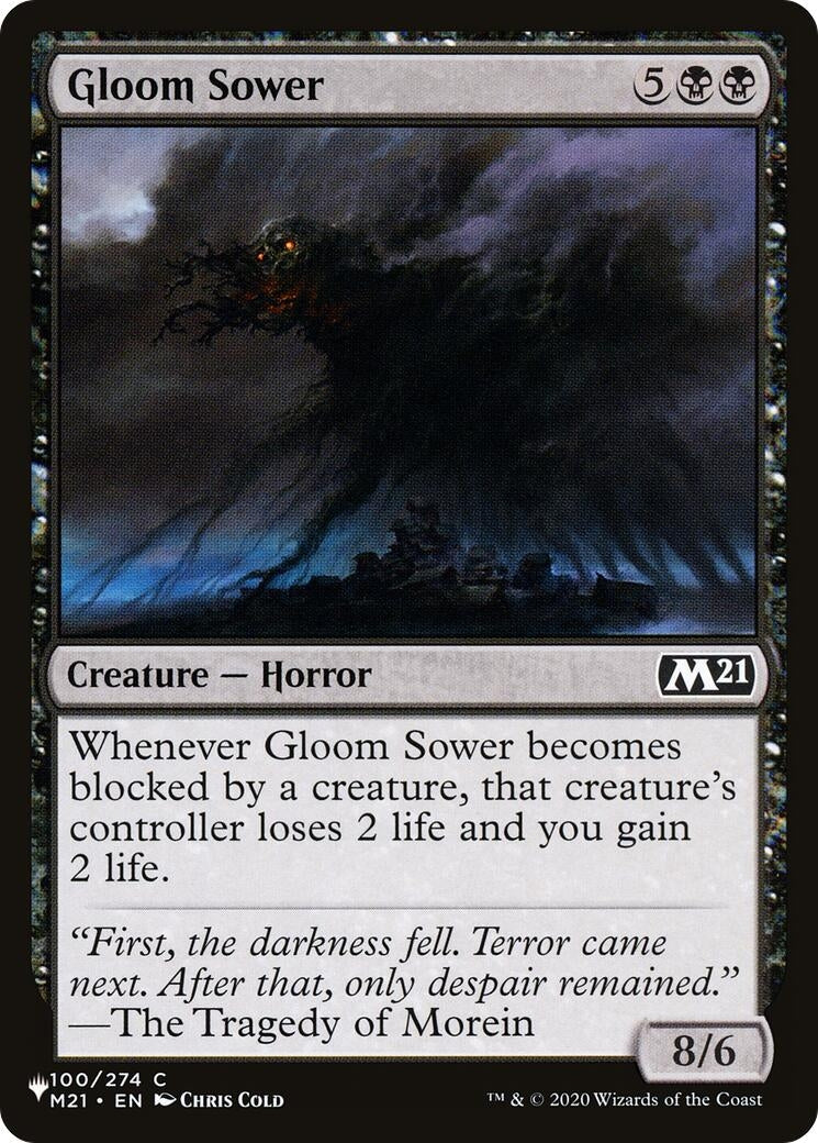 Gloom Sower (The List Reprints) (100/274)