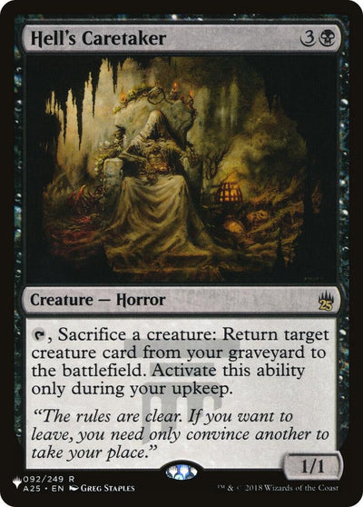 Hell's Caretaker (The List Reprints) (092/249)