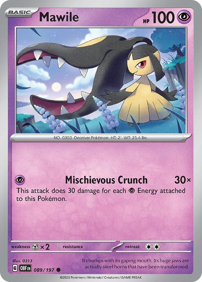 Image for Mawile (SV03: Obsidian Flames) (089/197) - Pokemon