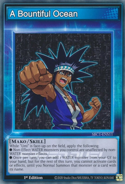 Image for A Bountiful Ocean (Speed Duel: Streets of Battle City) (SBC1-ENS11) - YuGiOh