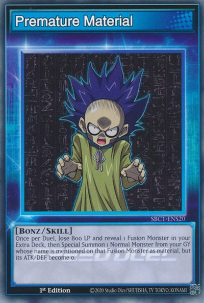 Image for Premature Material (Speed Duel: Streets of Battle City) (SBC1-ENS20) - YuGiOh
