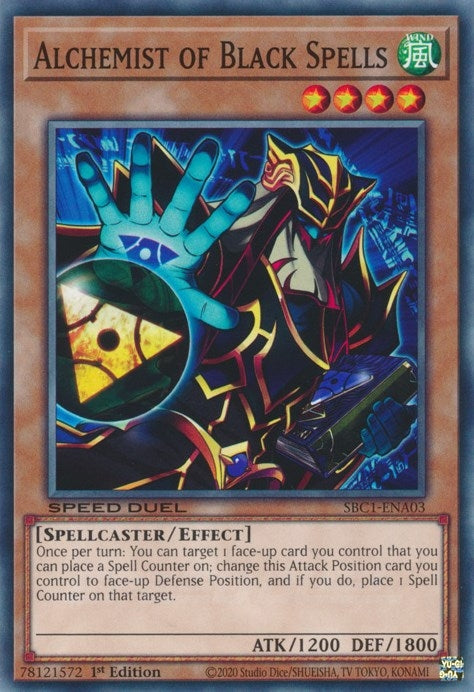 Image for Alchemist of Black Spells (Speed Duel: Streets of Battle City) (SBC1-ENA03) - YuGiOh