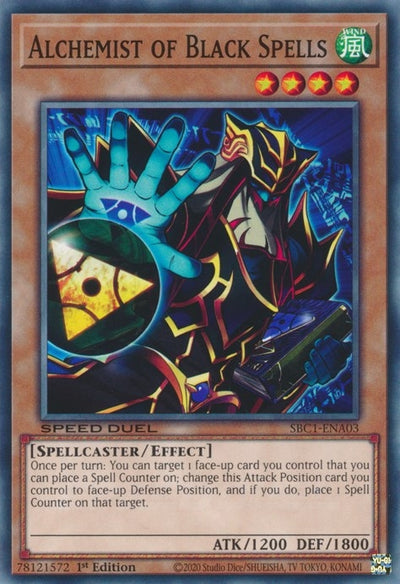 Image for Alchemist of Black Spells (Speed Duel: Streets of Battle City) (SBC1-ENA03) - YuGiOh