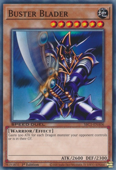 Image for Buster Blader (Speed Duel: Streets of Battle City) (SBC1-ENA06) - YuGiOh