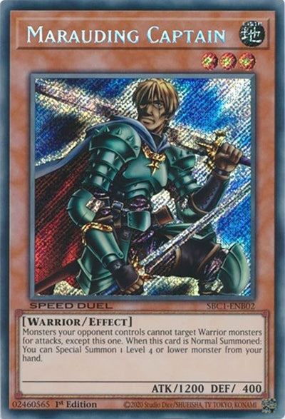 Image for Marauding Captain (Secret Rare) (Speed Duel: Streets of Battle City) (SBC1-ENB02) - YuGiOh