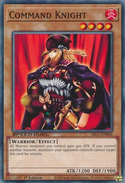Image for Command Knight (Speed Duel: Streets of Battle City) (SBC1-ENB06) - YuGiOh