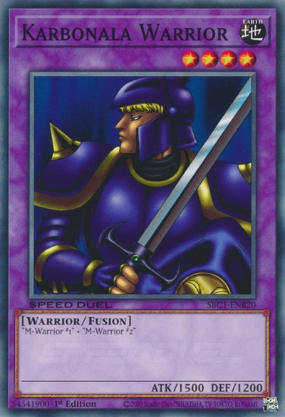 Image for Karbonala Warrior (Speed Duel: Streets of Battle City) (SBC1-ENB20) - YuGiOh