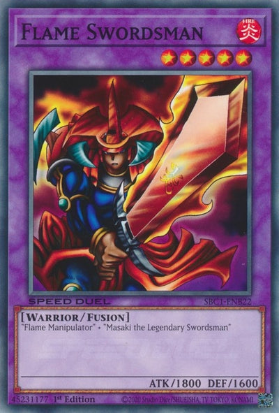 Image for Flame Swordsman (Speed Duel: Streets of Battle City) (SBC1-ENB22) - YuGiOh