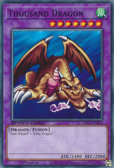 Image for Thousand Dragon (Speed Duel: Streets of Battle City) (SBC1-ENB24) - YuGiOh