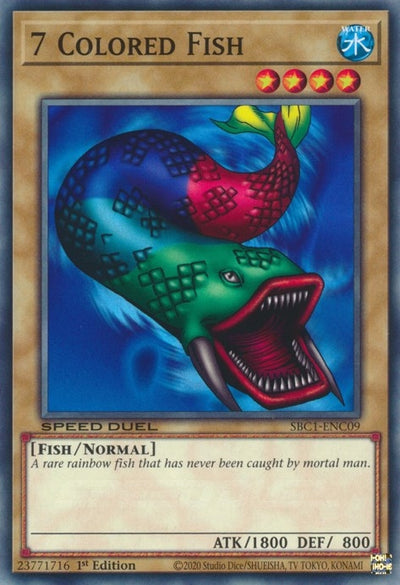 Image for 7 Colored Fish (Speed Duel: Streets of Battle City) (SBC1-ENC09) - YuGiOh