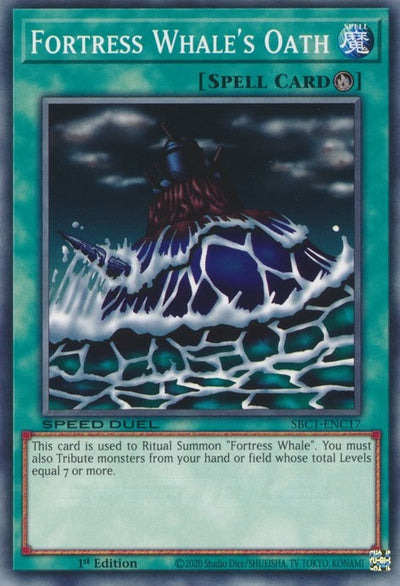 Image for Fortress Whale's Oath (Speed Duel: Streets of Battle City) (SBC1-ENC17) - YuGiOh
