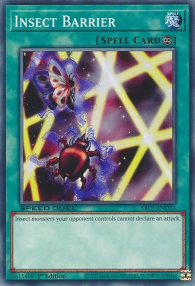 Image for Insect Barrier (Speed Duel: Streets of Battle City) (SBC1-END14) - YuGiOh