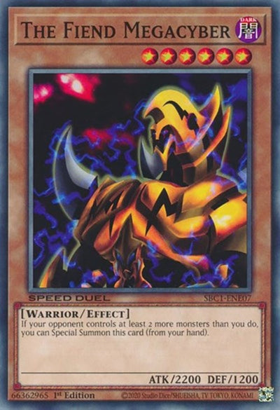 Image for The Fiend Megacyber (Speed Duel: Streets of Battle City) (SBC1-ENE07) - YuGiOh