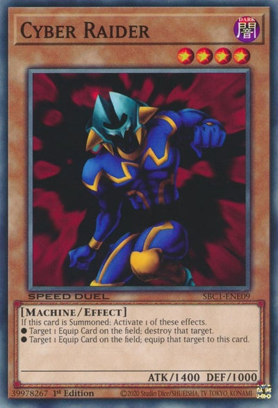 Image for Cyber Raider (Speed Duel: Streets of Battle City) (SBC1-ENE09) - YuGiOh