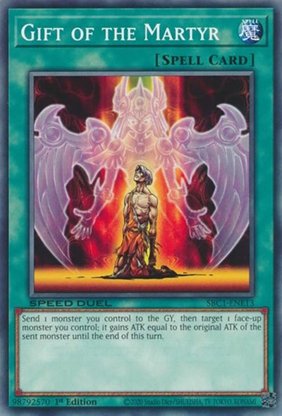 Image for Gift of the Martyr (Speed Duel: Streets of Battle City) (SBC1-ENE13) - YuGiOh