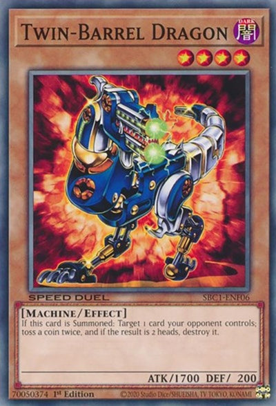 Image for Twin-Barrel Dragon (Speed Duel: Streets of Battle City) (SBC1-ENF06) - YuGiOh