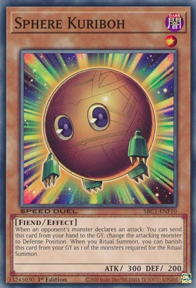 Image for Sphere Kuriboh (Speed Duel: Streets of Battle City) (SBC1-ENF10) - YuGiOh