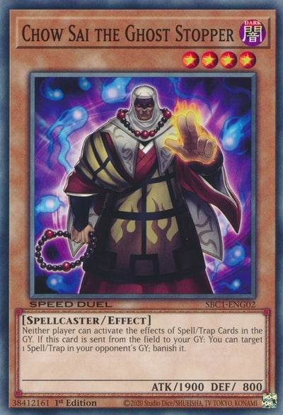 Image for Chow Sai the Ghost Stopper (Speed Duel: Streets of Battle City) (SBC1-ENG02) - YuGiOh