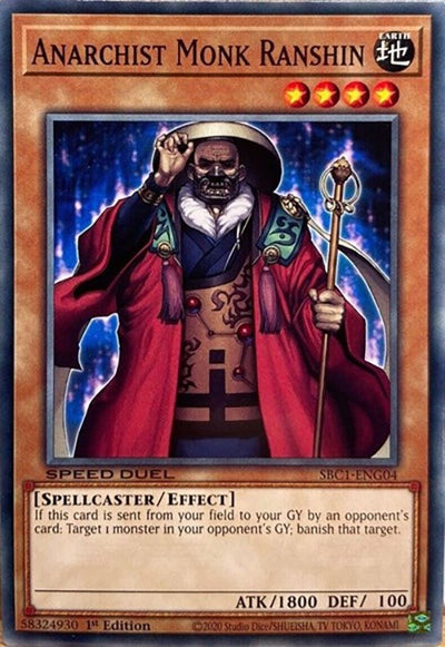 Image for Anarchist Monk Ranshin (Speed Duel: Streets of Battle City) (SBC1-ENG04) - YuGiOh