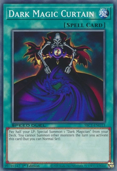 Image for Dark Magic Curtain (Speed Duel: Streets of Battle City) (SBC1-ENG13) - YuGiOh