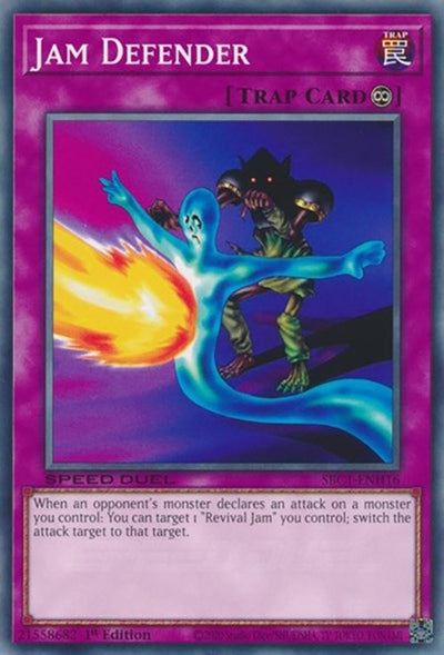 Image for Jam Defender (Speed Duel: Streets of Battle City) (SBC1-ENH16) - YuGiOh