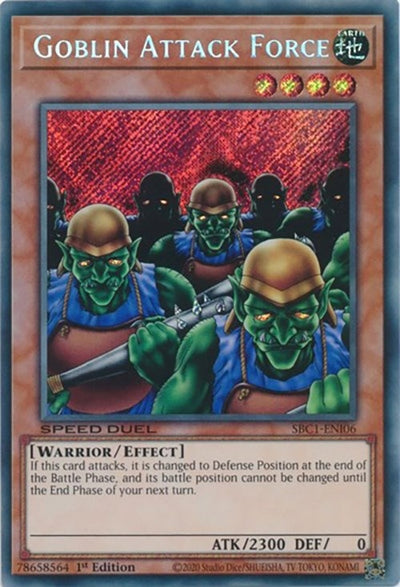 Image for Goblin Attack Force (Secret Rare) (Speed Duel: Streets of Battle City) (SBC1-ENI06) - YuGiOh