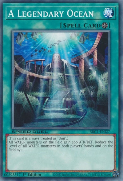Image for A Legendary Ocean (Speed Duel: Streets of Battle City) (SBC1-ENI27) - YuGiOh